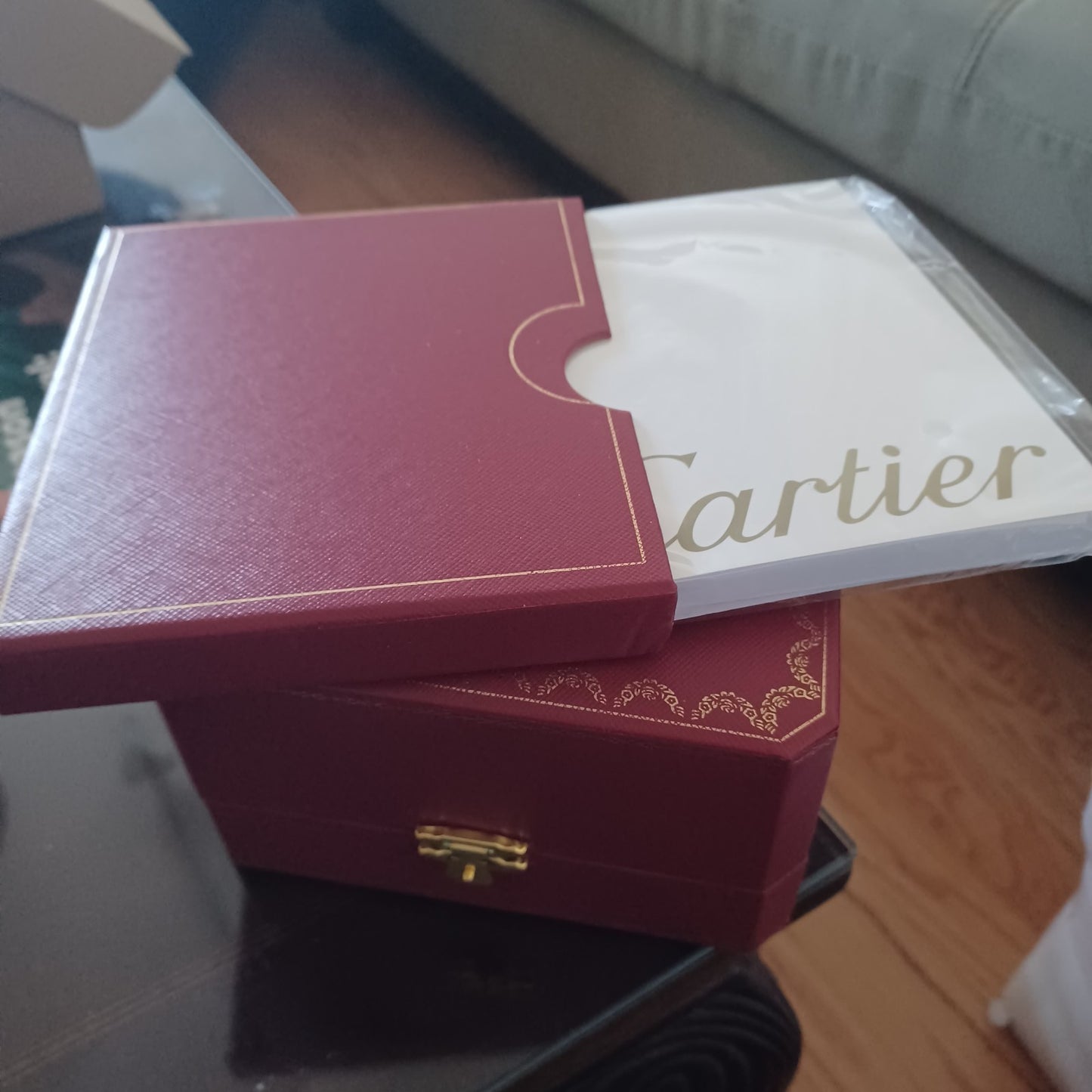 Santos LARGE BLUE DIAL STAINLESS STEEL