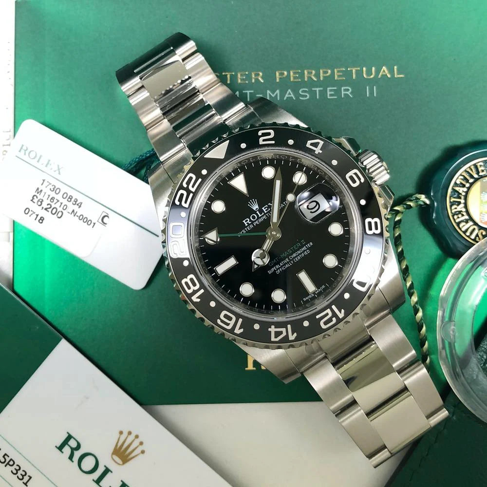 GMT Master II 116710 cadrant noir