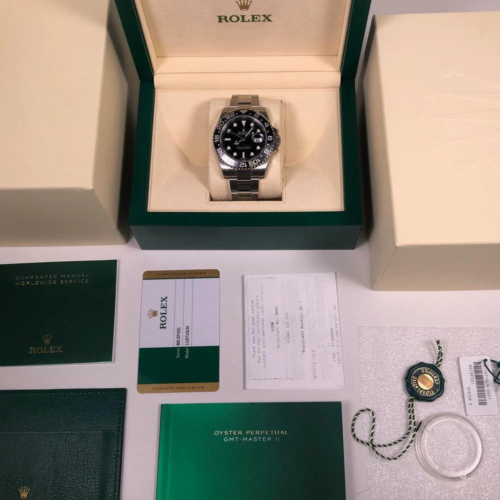 GMT Master II 116710 cadrant noir