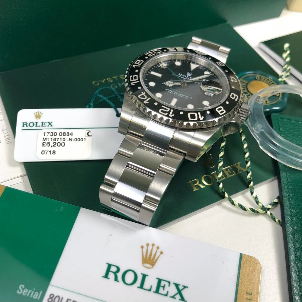 GMT Master II 116710 cadrant noir